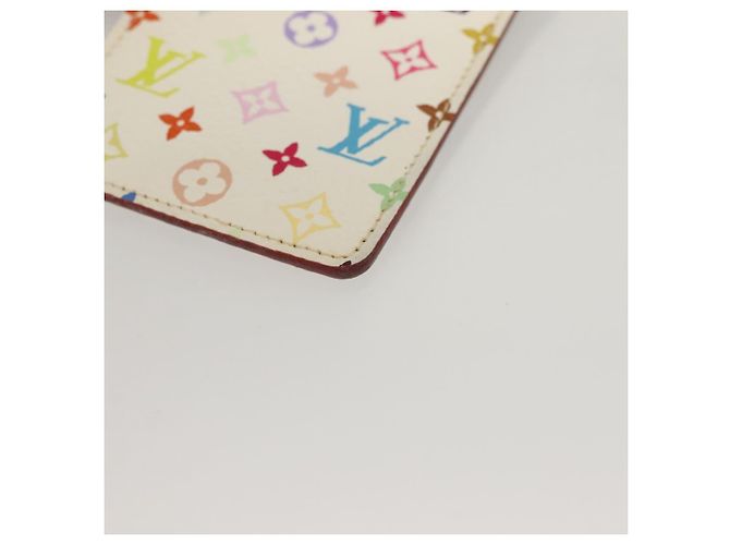 LOUIS VUITTON Monogramm Multicolor Etui Miroir M92651 LV Auth 135691 Weiß - Ansicht 14