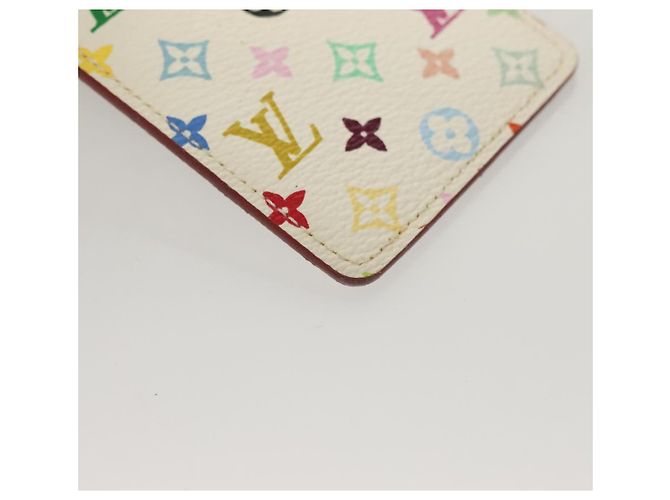 LOUIS VUITTON Monogramm Multicolor Etui Miroir M92651 LV Auth 135691 Weiß - Ansicht 15