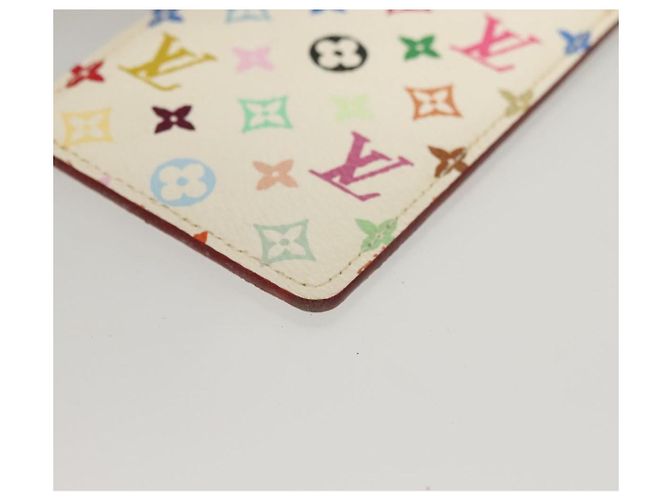 LOUIS VUITTON Monogramm Multicolor Etui Miroir M92651 LV Auth 135691 Weiß - Ansicht 16