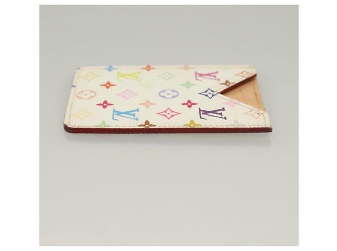 LOUIS VUITTON Monogramm Multicolor Etui Miroir M92651 LV Auth 135691 Weiß - Ansicht 3