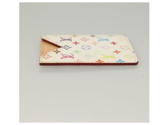 LOUIS VUITTON Monogramm Multicolor Etui Miroir M92651 LV Auth 135691 Weiß - Ansicht 4