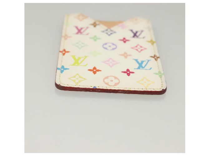 LOUIS VUITTON Monogramm Multicolor Etui Miroir M92651 LV Auth 135691 Weiß - Ansicht 6