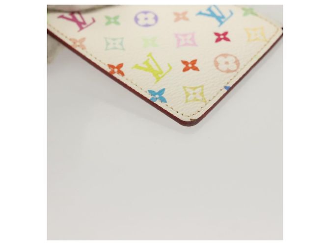 LOUIS VUITTON Monogramm Multicolor Etui Miroir M92651 LV Auth 135691 Weiß - Ansicht 7