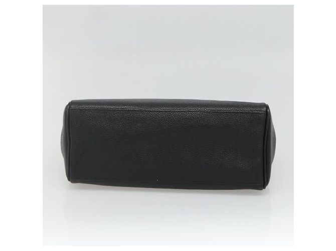 Borsa a mano in pelle nera e oro Auth ep9938 di BURBERRY Nero D'oro - vista 5