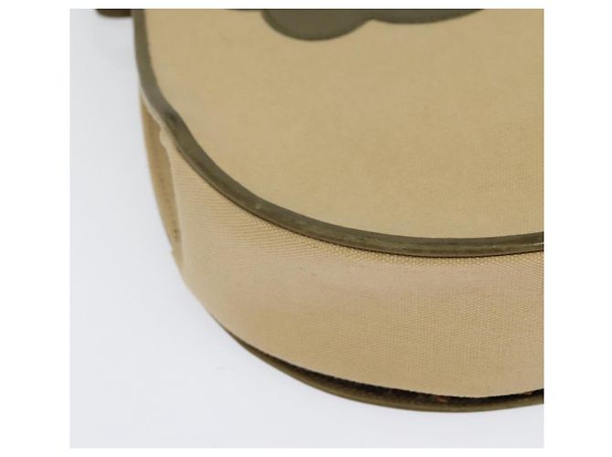Saint Laurent Borsa a Spalla in Tela e Pelle Khaki Auth BA3537 Cachi - vista 16