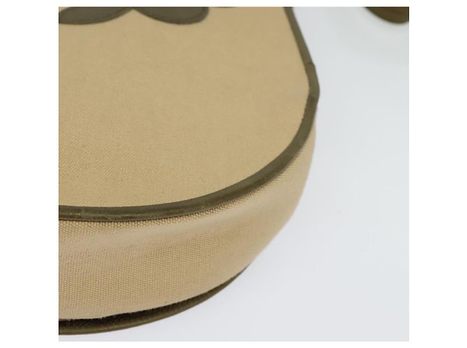 Saint Laurent Borsa a Spalla in Tela e Pelle Khaki Auth BA3537 Cachi - vista 17