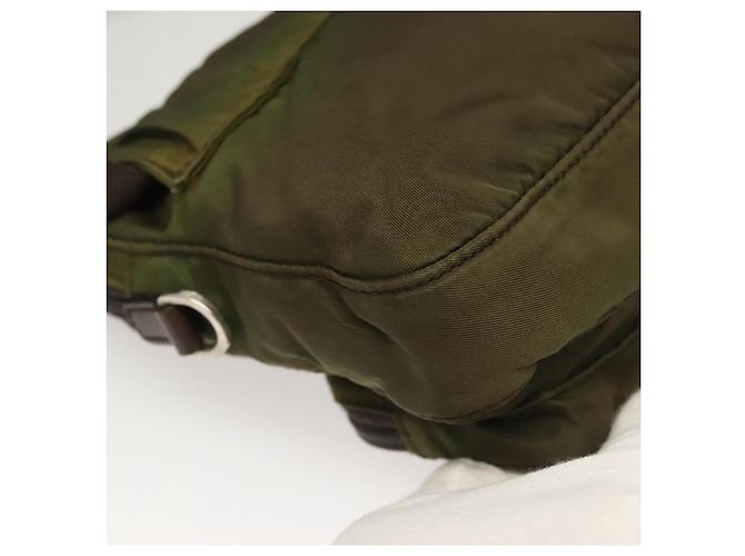 PRADA Bauchtasche aus Nylon Khaki Silber authentisch ki5828 - Ansicht 15