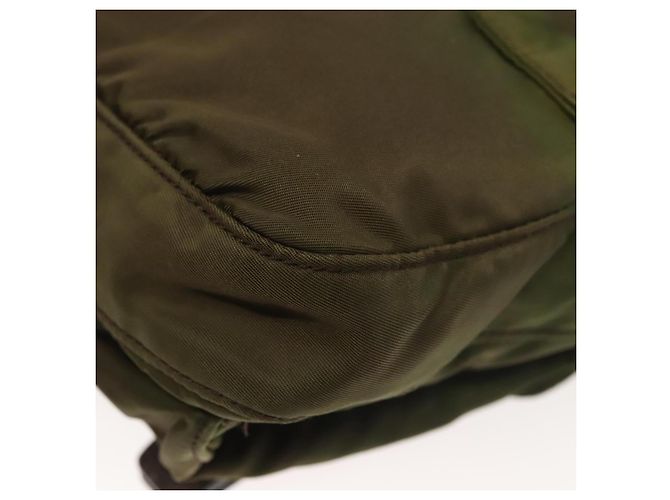 PRADA Bauchtasche aus Nylon Khaki Silber authentisch ki5828 - Ansicht 16