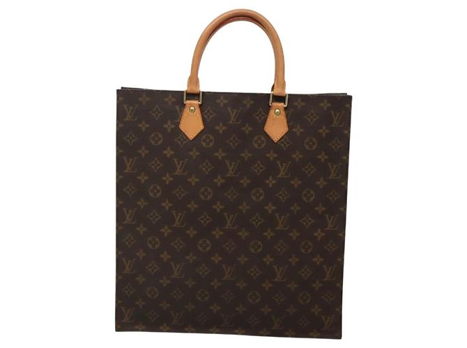 LOUIS VUITTON Borsa Sac Plat Monogram M51140 LV Auth 133703 Monogramma - vista 13
