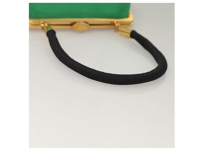 Borsa a mano FENDI in nylon rosso e oro Auth 135610 D'oro - vista 7