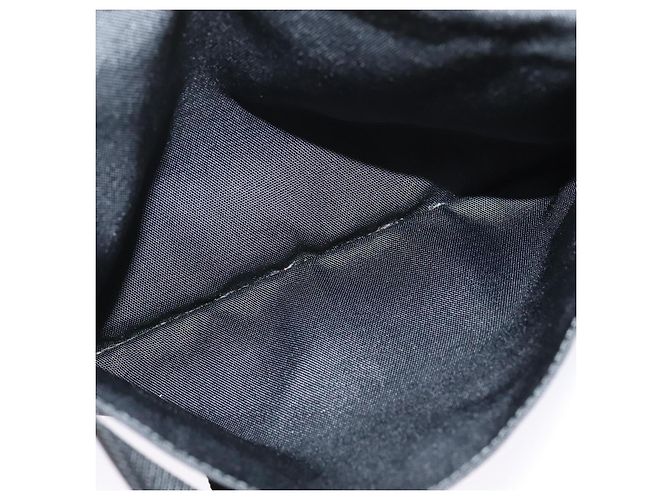 Borsa a Spalla GUCCI Nylon Nero Argento 019 0348 Auth sw1199 - vista 11