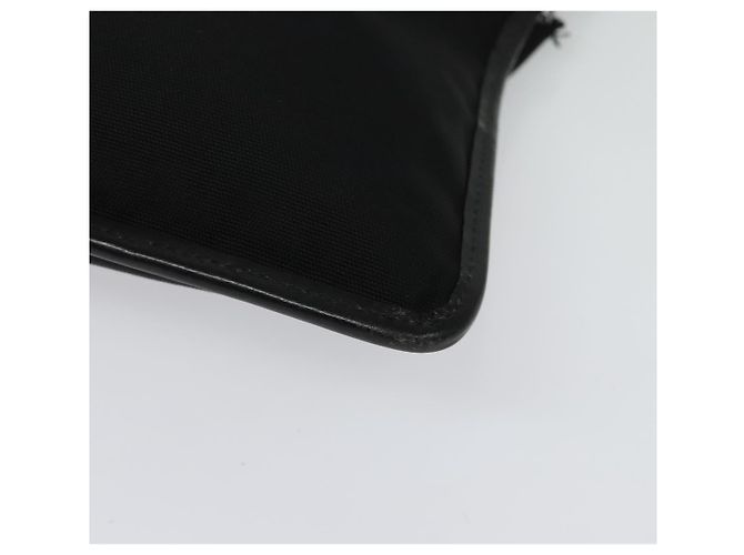 Borsa a Spalla GUCCI Nylon Nero Argento 019 0348 Auth sw1199 - vista 17