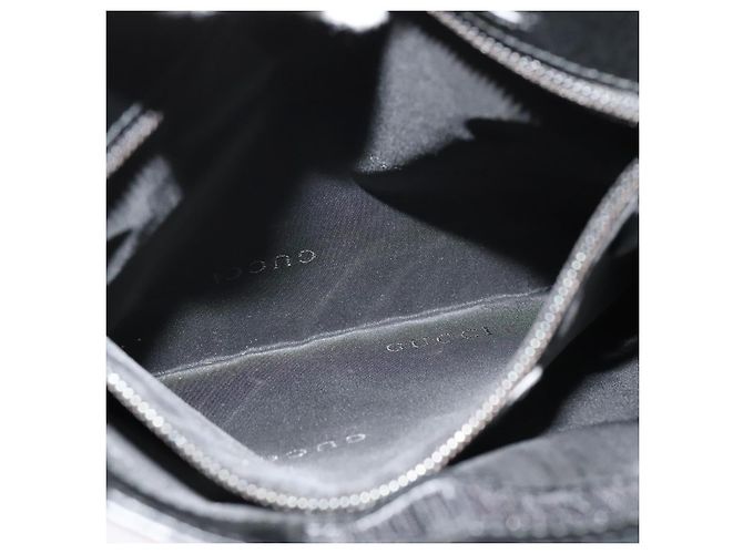 Borsa a Spalla GUCCI Nylon Nero Argento 019 0348 Auth sw1199 - vista 22