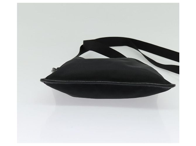 Borsa a Spalla GUCCI Nylon Nero Argento 019 0348 Auth sw1199 - vista 5