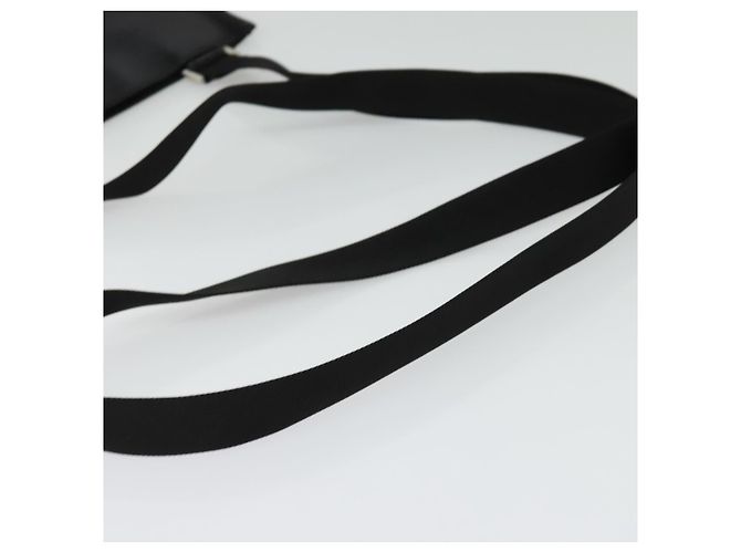 Borsa a Spalla GUCCI Nylon Nero Argento 019 0348 Auth sw1199 - vista 7