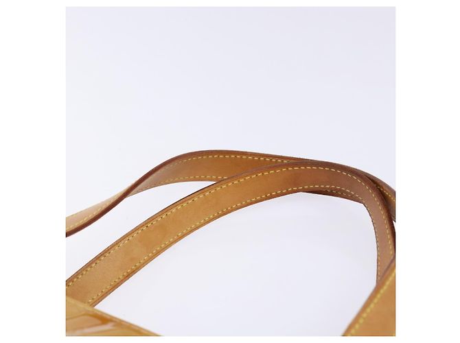 LOUIS VUITTON Borsa a Mano Monogram Vernis Houston Beige M91004 LV Auth 135882 - vista 14