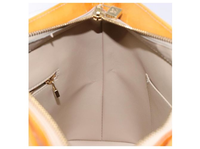 LOUIS VUITTON Borsa a Mano Monogram Vernis Houston Beige M91004 LV Auth 135882 - vista 22