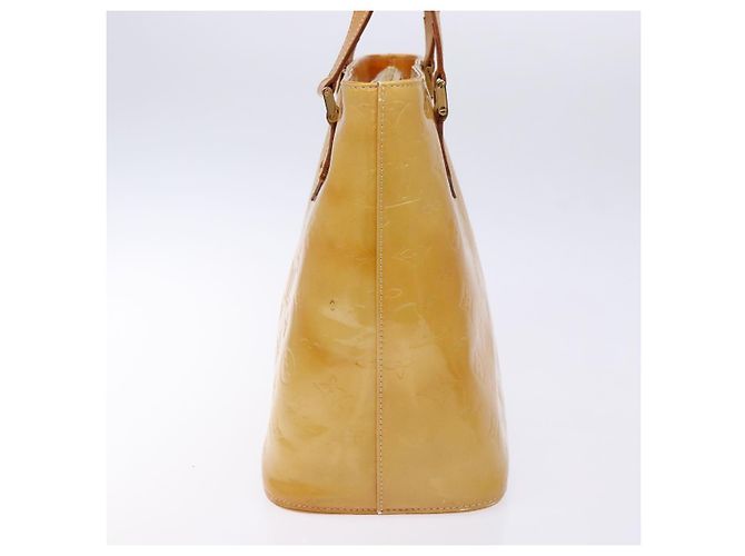 LOUIS VUITTON Borsa a Mano Monogram Vernis Houston Beige M91004 LV Auth 135882 - vista 3