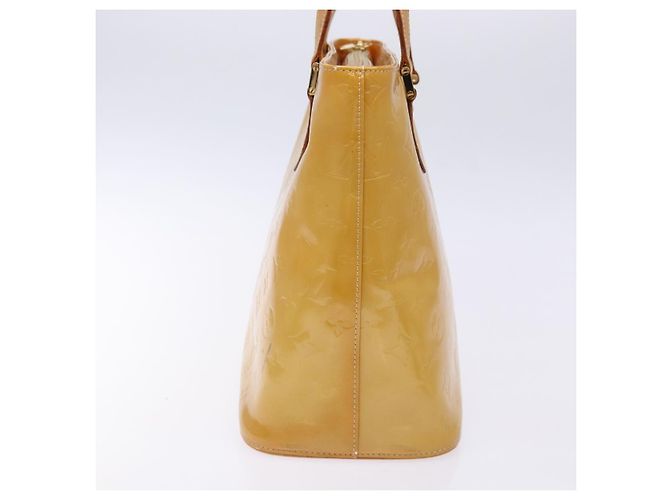 LOUIS VUITTON Borsa a Mano Monogram Vernis Houston Beige M91004 LV Auth 135882 - vista 4