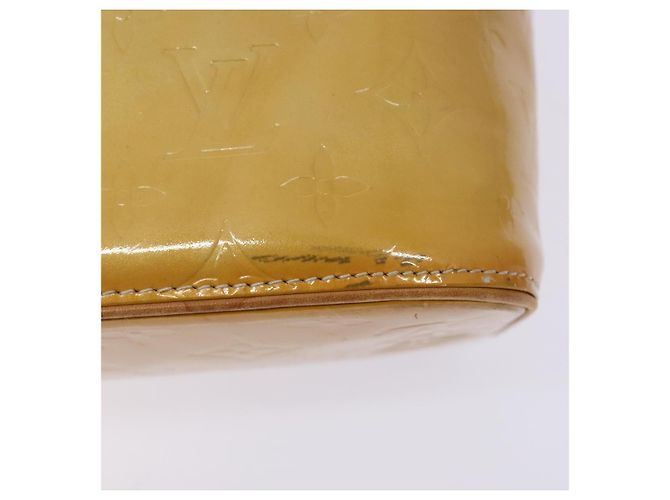 LOUIS VUITTON Borsa a Mano Monogram Vernis Houston Beige M91004 LV Auth 135882 - vista 8
