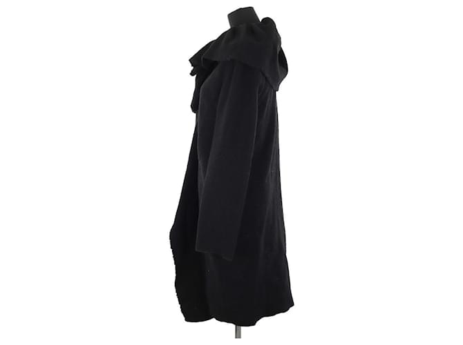 Lanvin Abrigo de lana negro - vista 3