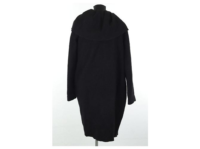 Lanvin Abrigo de lana negro - vista 4