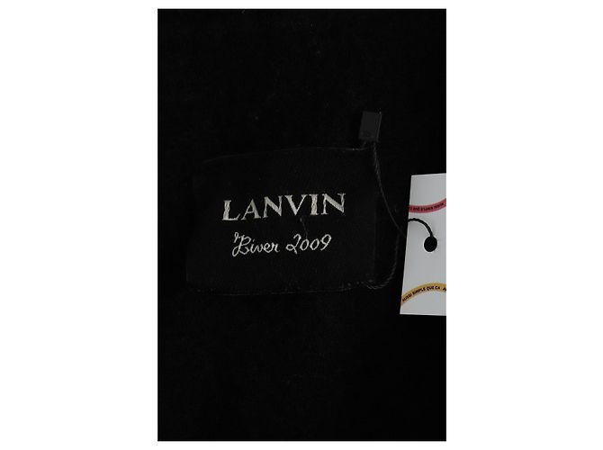 Lanvin Abrigo de lana negro - vista 5