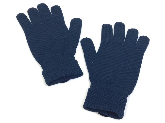 Wollhandschuhe Gon Triple V M70305 von Louis Vuitton Marineblau - Ansicht 2