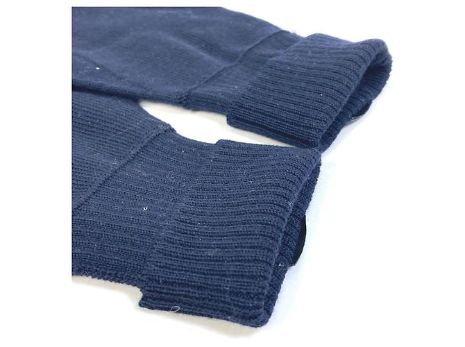 Wollhandschuhe Gon Triple V M70305 von Louis Vuitton Marineblau - Ansicht 3