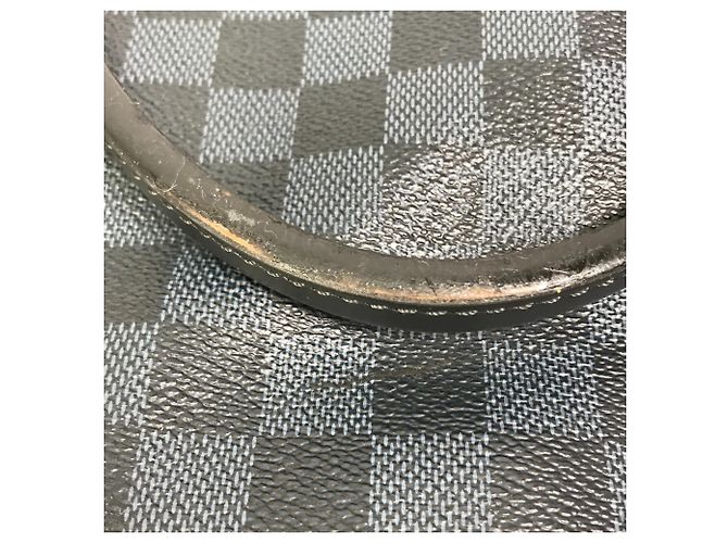 Borsa a Spalla Cabas Voyage Damier Cobalt di Louis Vuitton Nero Blu navy - vista 16