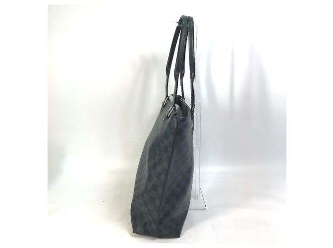 Borsa a Spalla Cabas Voyage Damier Cobalt di Louis Vuitton Nero Blu navy - vista 4