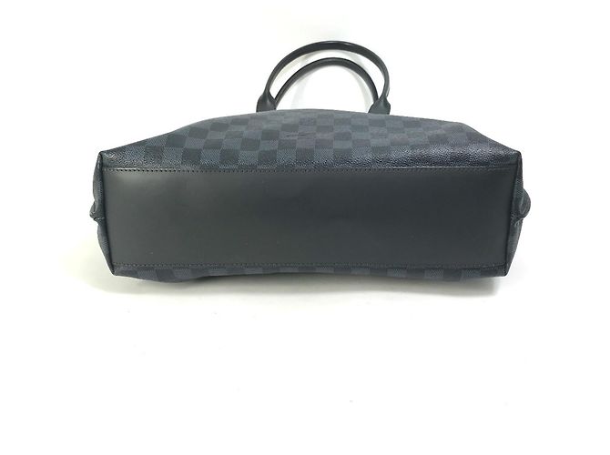 Borsa a Spalla Cabas Voyage Damier Cobalt di Louis Vuitton Nero Blu navy - vista 5