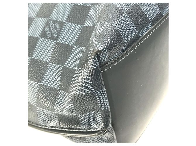 Borsa a Spalla Cabas Voyage Damier Cobalt di Louis Vuitton Nero Blu navy - vista 6