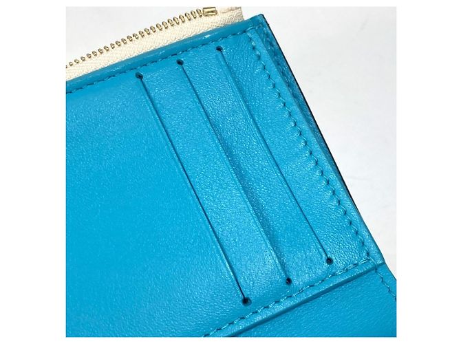 Billetera compacta tri-fold Pont Neuf Louis Vuitton Blanco - vista 11