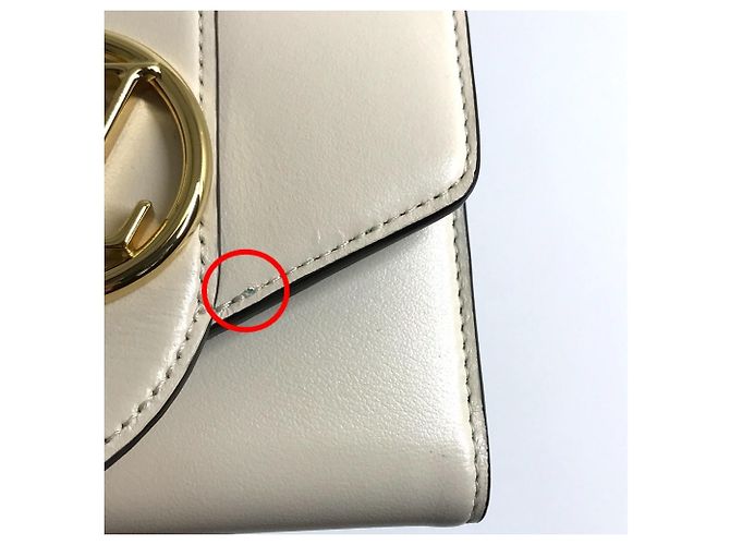 Billetera compacta tri-fold Pont Neuf Louis Vuitton Blanco - vista 15