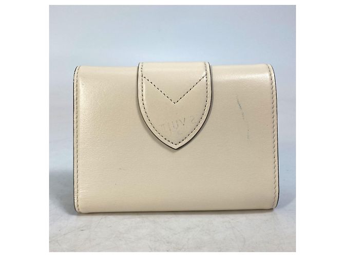 Billetera compacta tri-fold Pont Neuf Louis Vuitton Blanco - vista 2