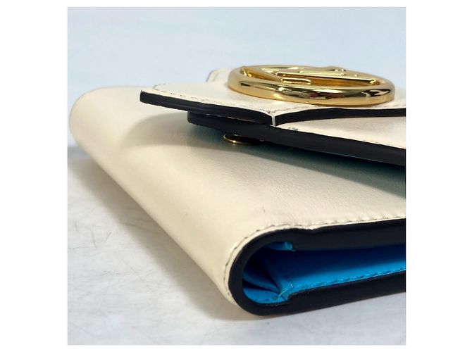 Billetera compacta tri-fold Pont Neuf Louis Vuitton Blanco - vista 5