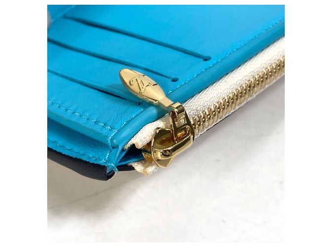 Billetera compacta tri-fold Pont Neuf Louis Vuitton Blanco - vista 9