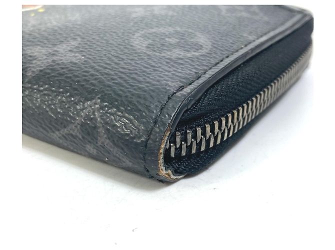 Louis Vuitton Monogram Eclipse Long Wallet Black Blue - view 10