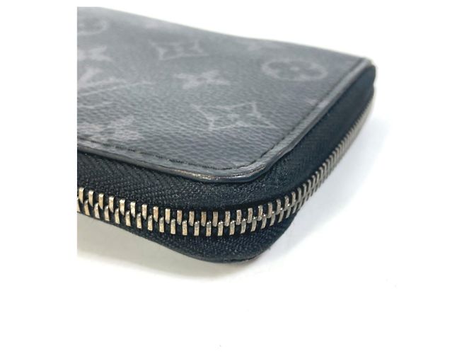 Louis Vuitton Monogram Eclipse Long Wallet Black Blue - view 6