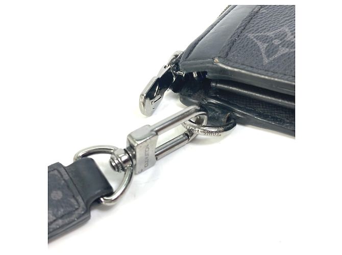 Louis Vuitton Monogram Eclipse Long Wallet Black Blue - view 8