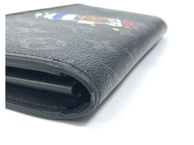 Louis Vuitton Monogram Eclipse Long Wallet Black Blue - view 9