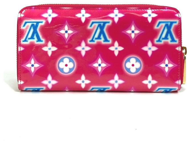 Cartera Zippy Monogram Vernis Louis Vuitton Rosa - vista 2