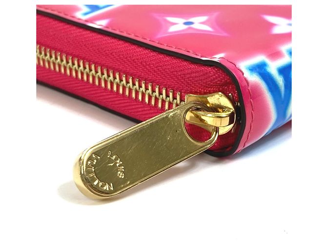 Cartera Zippy Monogram Vernis Louis Vuitton Rosa - vista 5