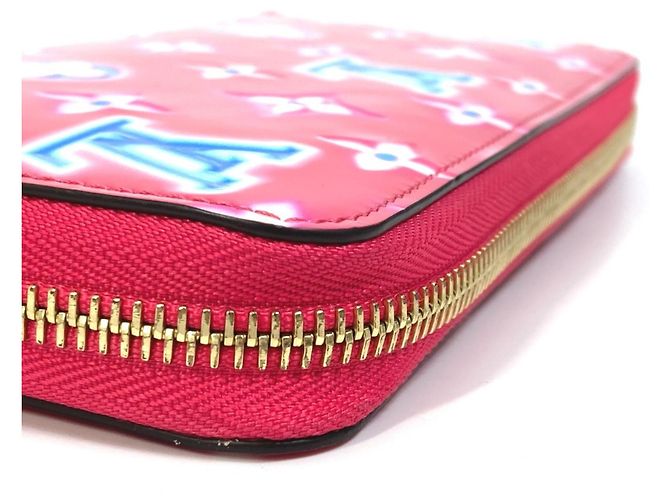 Cartera Zippy Monogram Vernis Louis Vuitton Rosa - vista 7