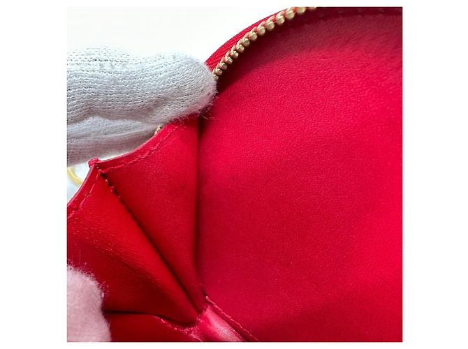 Monedero de Vernis Monogram Louis Vuitton Blanco Roja - vista 11