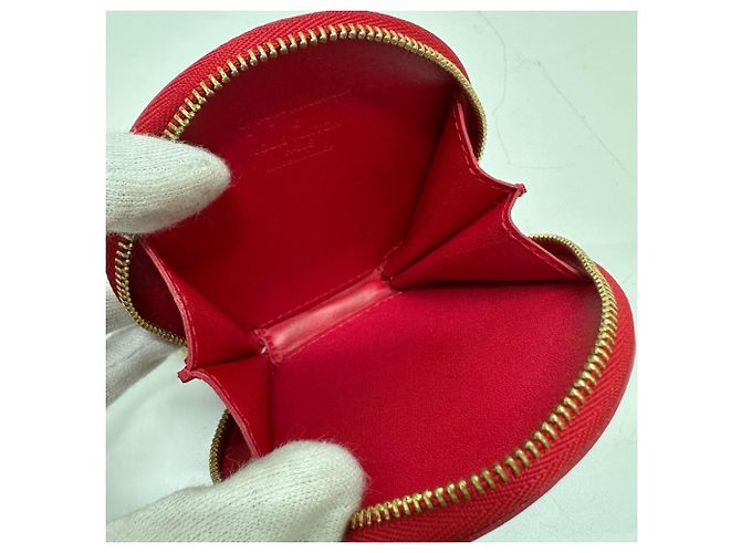 Monedero de Vernis Monogram Louis Vuitton Blanco Roja - vista 8