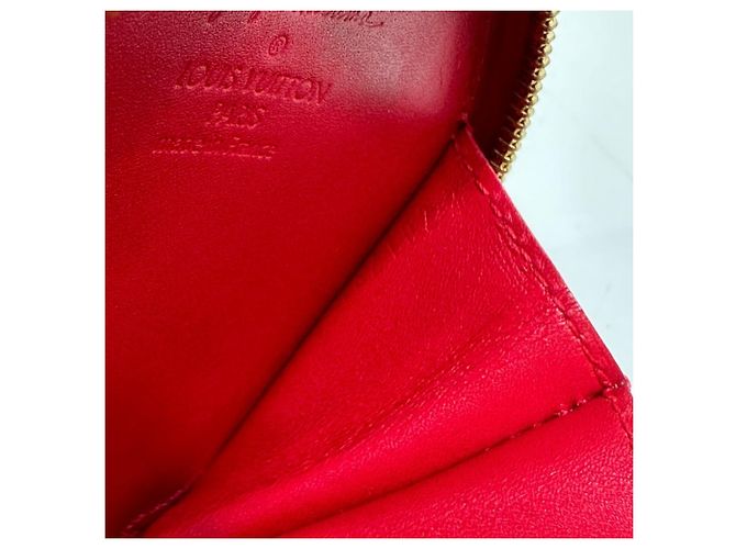Monedero de Vernis Monogram Louis Vuitton Blanco Roja - vista 9