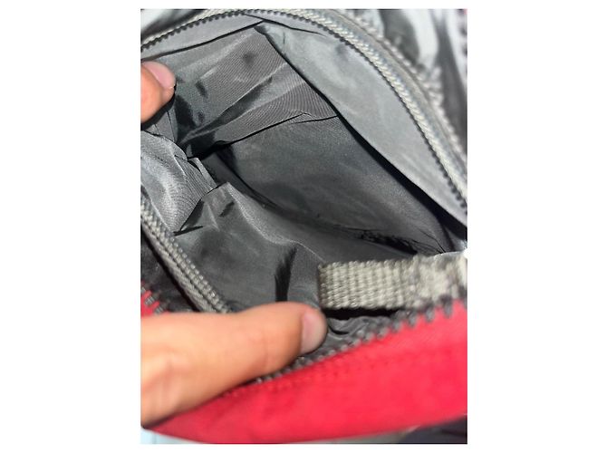 Borsa Prada VA032 in tela rossa Rosso - vista 7
