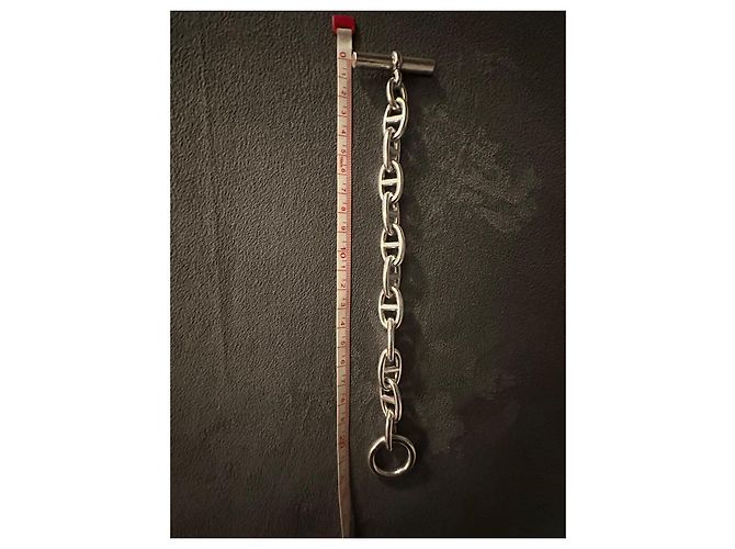 Pulsera modelo ancla de Hermès Plata - vista 3